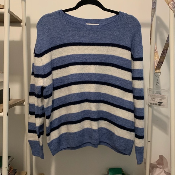 Blue striped sweater - Picture 2 of 2